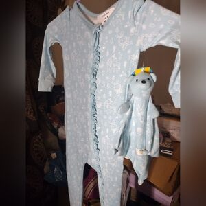 Sleepy Time Pajamas And Teddy Bear 24 Months